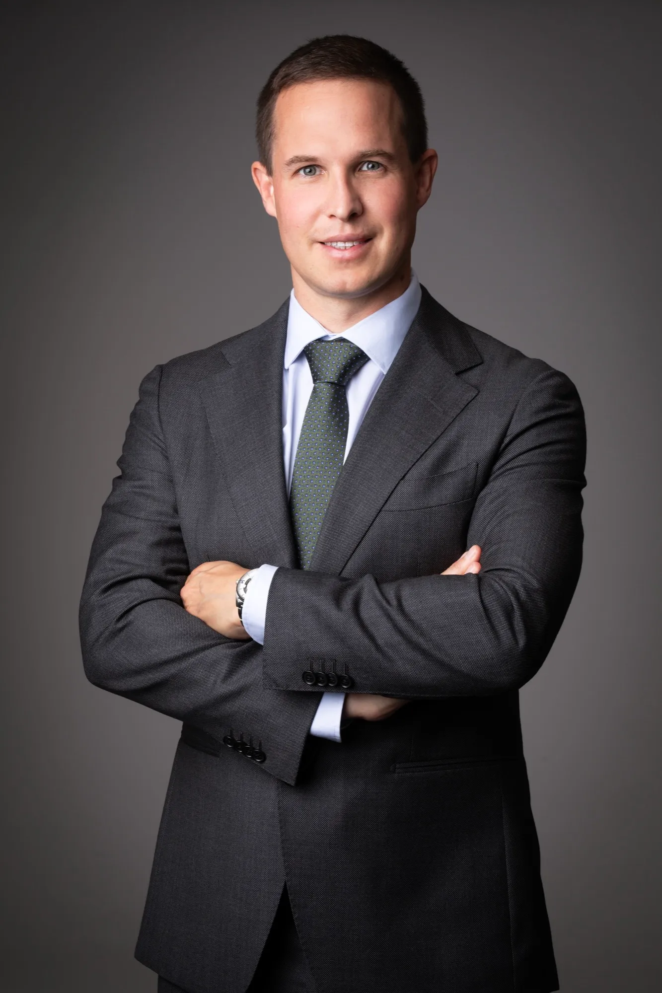 Photograph of a corporate portrait by Virginie Deronchêne, portrait photographer in Walloon Brabant