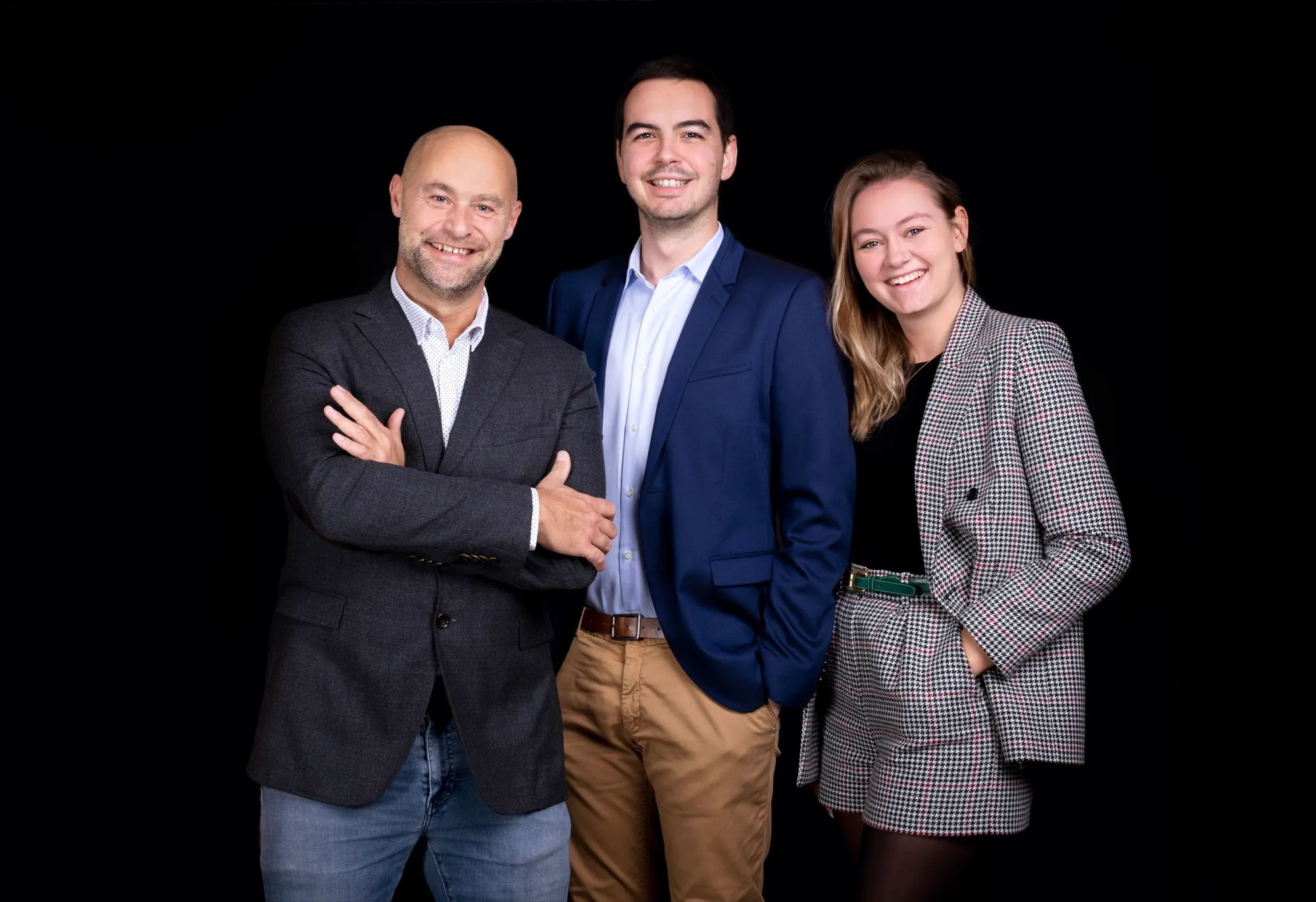 Photograph of a corporate portrait by Virginie Deronchêne, portrait photographer in Walloon Brabant