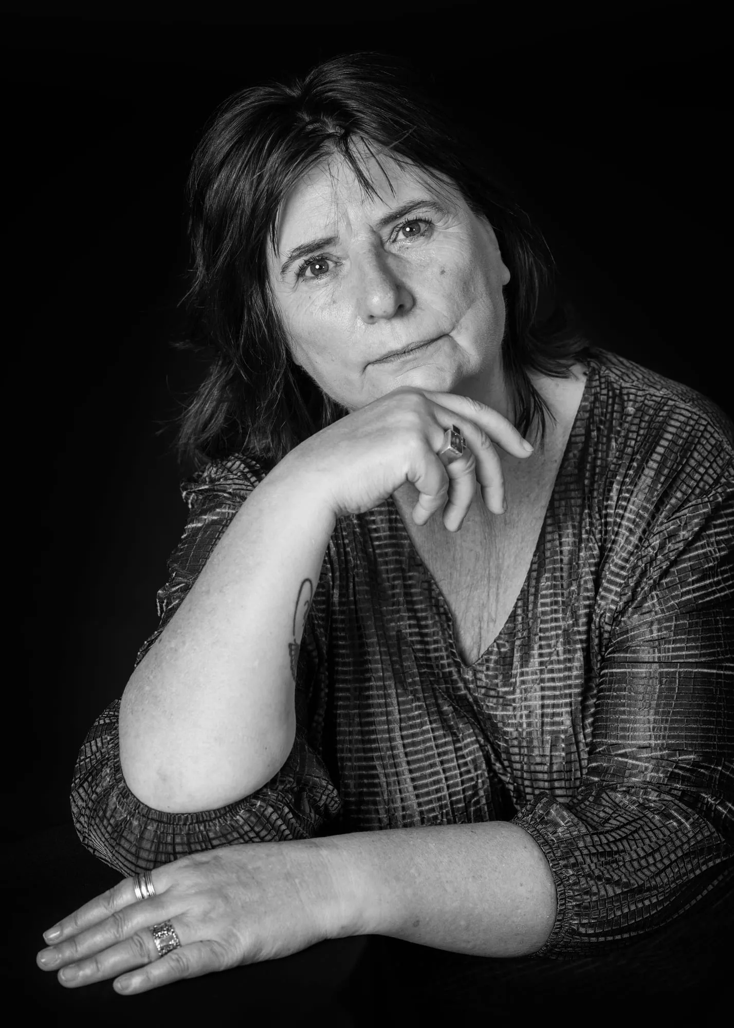 Photograph of a self-esteem session by Virginie Deronchêne, portrait photographer in Walloon Brabant