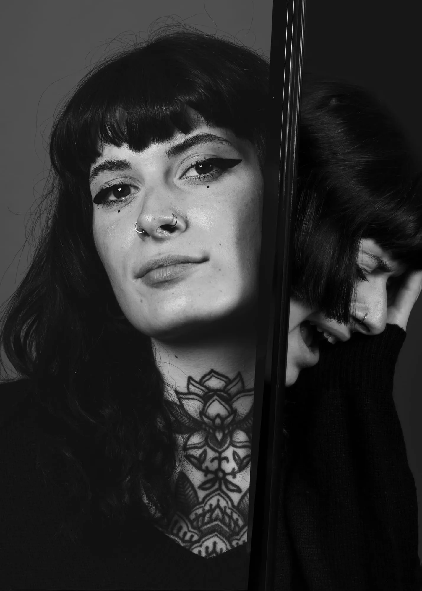 Photograph of a self-esteem session by Virginie Deronchêne, portrait photographer in Walloon Brabant